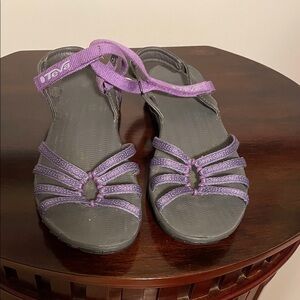 Teva Lavender and Charcoal Sandals